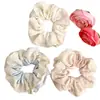 Diadema de Punto de Lana Rayada Estilo Coreano Simple Otoño Invierno Alta Gama Elegante Versátil Scrunchie Cuerda para el Cabello Accesorio para el Cabello