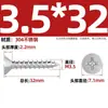 Tornillos Autorroscantes Avellanados Gb846 Acero Inoxidable 304 Cabeza Plana Phillips Tornillos para Madera Extendidos M2.9M3.5M4.2M5.5