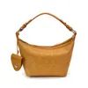 Bolso Cruzado Tejido Transfronterizo de Comercio Exterior, Simple y Elegante, Bolso Tipo Dumpling Versátil y con Estilo, Bolso de Hombro Casual para Mujer, Bolso de Viaje