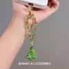 Atmosfera de Natal Pingente de Corrente de Celular de Árvore de Natal com Design de Alta Qualidade, Moderno e Versátil, Enfeite de Árvore de Natal de Nicho