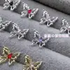 Joias para Nail Art de Borboleta Nova Cor Super Brilhante Diamante Olho de Cavalo Borboleta Oca Estereoscópica Acessórios de Decoração para Unhas de Liga