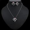 Collar Cruzado con Colgante de Lazo para Joyería, Cadena Clavicular de Lujo Ligero de Nicho, Accesorio para el Viaje Diario, Regalo para la Mejor Amiga