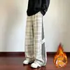 Otoño Invierno Tie-dye Pantalones Sucios para Hombre Marca de Tendencia Estilo Americano Pantalones de Pierna Ancha Rayados Holgados Tallas Grandes Casuales Pantalones Deportivos de Pierna Recta Venta al por Mayor
