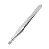 Pinza para Cejas de Acero Inoxidable Plana Oblicua Depiladora de Pestañas Clip para Recortar Cejas Belleza Herramientas de Belleza