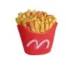 Venda direta da fábrica brinquedos sonoros para animais de estimação de batata frita tiras de batata vinil para cães ranger os dentes limpeza treinamento cão