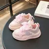 Sapatos Femininos 2026 Primavera e Outono Novo Estilo Sapatos Casuais de Princesa para Crianças Tendência Laço Sapatos Estilo Pai