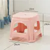 Taburete de plástico engrosado, silla para personas con sobrepeso, taburete de plástico engrosado duradero, taburetes pequeños resistentes al por mayor para uso doméstico