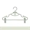 Percha para Ropa Hanfu con Pinza de Plástico Antideslizante Perchero para Ropa de Niños y Adultos Percha Plegable para el Hogar Perchero para Pantalones con Pinza