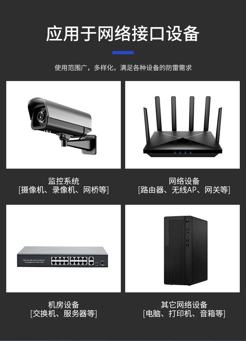 4路网络防雷器
