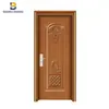 Porta de Aço e Madeira Estilo Americano Abertura por Came Porta Interna Composta de Ferro Porta Simples Moderna para Quarto de Apartamento Fábrica de Comércio Exterior Leve Personalização