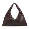 Bolsa Feminina 2024 Cross-border Nova Retro Grande Bolsa Tecida Ombro Único Axila Bolsa Portátil Grande Capacidade Tote Bag Trendy