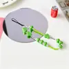 Nuevo cordón para teléfono DIY hecho a mano con cuentas de colores en forma de corazón, accesorio de cadena para colgar en la funda del teléfono, colgante para bolso