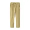 Calças de Lã Forradas Novas para Meninos Outono/Inverno 2026 Calças Infantis com Cintura Elástica Estilo Coreano Calças Quentes Casuais Roupa Infantil
