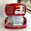 Bolsa de medicamentos para el hogar, suministros para prevención de epidemias, botiquín de primeros auxilios, clasificación y clasificación de medicamentos, bolsa de almacenamiento portátil para prevención de epidemias para el automóvil
