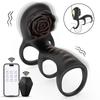 Anillo de Bloqueo de Semen Portátil Controlado por App para Hombres, Anillo Vibratorio Compartido para Hombres y Mujeres, Anillo Retardante de Doble Propósito, Producto Sexual para Adultos