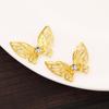 Accesorios de Vestimenta de Boda Corona de Fénix Estilo Antiguo DIY Estilos Mixtos Mariposa de Dos Capas Piezas de Flores Metálicas Pasadores de Estilo Palacio