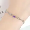 Kaiwei Moda Anjo Amante Pulseira Pingente Colar Prata 925 Coração Asas de Anjo Pulseira Ornamento Pulseira de Coração