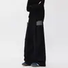 Pantalones Cargo Plisados a Cuadros de Moda para Hombre, Estilo Americano Primavera y Verano, Pantalones Paracaídas Deportivos Versátiles, Pantalones Casuales de Calle
