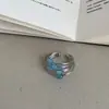Anillo de cuentas multicolor personalizado de múltiples capas, dulce y fresco, para mujer, de alta gama, lujo ligero, moderno, a la moda, versátil