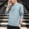 Camiseta de manga larga de primavera y otoño para hombre, color sólido, para llevar debajo, ropa de verano, chaqueta nueva de moda, camiseta delgada al por mayor