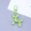 Llavero de Perro Globo Iridiscente Estilo Ins Creativo Dibujos Animados Aleación Colgante Colorido Accesorios para Joyería DIY Gancho para Bolsos