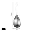 Acero Inoxidable 304 Mango Hueco Cuchara para Arroz Cuchara para Platillos Cuchara Pública Engrosada Cucharita para Sopa Cuchara para Arroz para Olla Cuchara para Platillos de Buffet