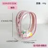 Bolsa de Almacenamiento Funda Protectora Cubierta Antipolvo Colgante de Felpa Serie Latido del Corazón Personajes Estrella de Bubble Mart