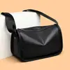 Bolsa de Gimnasio Transfronteriza para Hombre de Gran Capacidad Mochila Deportiva Ligera de Piel de Vaca Suave Bolsa Cruzada de Cuero para Viajes Cortos