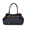Bolso de hombro tipo tote de mezclilla retro, nueva colección de otoño, casual y portátil, adecuado para ir al trabajo, se puede llevar cruzado o en la mano, para mujer