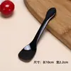 Colher Descartável para Iogurte Colher para Degustação de Sorvete Sobremesa Gelatina Pudim Molho Embalada Individualmente Pequena Colher de Plástico