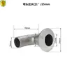 Plugue de Passa-Casco para Descarga de Porão Marinho Tubo Meio Rosca Rosca Completa Saída Acessórios de Ferragens Aço Inoxidável 316 Peças Iate