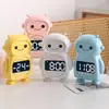 Reloj despertador electrónico de carga de robot IA lindo creativo coreano papelería suministro para tienda de papelería artículos de uso diario mesa de estudiante regalos