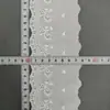 7-10cm Encaje Bordado de Algodón Adorno de Encaje Hueco Dobladillo de Falda Accesorios de Ropa al por Mayor Tira Perforada de Seda de Leche