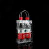 Bolsa de mão transparente de PVC de fábrica bolsa para bebidas bolsa de presente de feriado de casamento bolsa de presente para o Dia das Crianças atacado