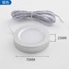 Luz LED Redonda para Armário Atacado moderna simples embutida downlight casa armário de vinho aberto armário de exposição guarda-roupa luz