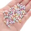 Pulsera de Concha Natural Estrella de Cuatro Puntas Flor de Ciruelo Corazón de Melocotón Hecho a Mano DIY Collar Casero Bolsita de Materiales para Accesorios de Joyería con Cuentas