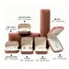 Fabricante de Cajas de Embalaje para Joyería con Hebilla Dorada Afelpada, Venta al por Mayor Transfronteriza de Cajas de Embalaje para Collares de Lujo Ligero, Cajas de Embalaje de Joyería de Gama Alta