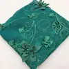 Tejido de malla bordado con lentejuelas multicolor, disponible en varios colores, adecuado para disfraces de escenario y vestidos