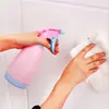 Regadera de colores de caramelo para regar flores de jardín, botella pulverizadora para plantas suculentas, botella pulverizadora de tipo manual de presión, pulverizador para regar flores, regadera pequeña