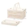 Cesta de Compras Plegable, Cesta de Picnic, Cesta de Almacenamiento Plegable, Artículos Esenciales para Acampar al Aire Libre, Cesta de Compras Portátil para Supermercado
