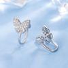 Librito Rojo Nuevo Lindo Clip para la Oreja de Mariposa Estilo Simple Inteligente Natural Accesorios para la Oreja de Mariposa Regalo para Novia