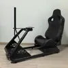 Suporte de Assento para Simulador de Corrida Conjunto Volante de Jogo Suporte Volante Alto Torque com Câmbio Manual Freio de Mão Garra r5r9