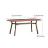 Nova Mesa de Estudo, Mesa de Chá, Mesa de Jantar Três em Um Estilo Chinês Song Estético Madeira Maciça de Nogueira Preta Norte-Americana Minimalista Moderna Luxo Leve