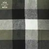 Tejido de Franela a Cuadros Blanco y Negro Verde Oliva 30% Lana, Suministros para Fabricantes de Tejidos de Lana para Hombre Tejido de Lana Gruesa