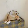 Bolso de mano retro transfronterizo, bolso de hombro de moda nuevo 2026 para mujer con estampado de leopardo, bolso cruzado de gamuza