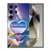Adequado para Capa de Celular Samsung S25Ultra A16 Praia Coração Romântico A07 Adequado para A90 Capa Protetora S24Tpu