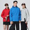 Jaqueta com Capuz Outono Primavera Personalização Masculina Feminina Roupa de Trabalho Estampa de Logo Exterior à Prova de Vento Impermeável Alpinismo D66 Fábrica