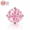 Liga de Titânio F136 Octogonal Rosa do Milênio Apoio de Pulso Rosca Externa Brinco de Pressão Brinco de Lábio Brinco de Osso do Ouvido Joia para Piercing Corte Rosa