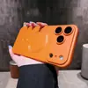 Funda Magnética Sin Marco Adecuada para Teléfono Móvil Apple 17 Iphone17Promax Nueva Naranja 16 Viene con Película para Lente