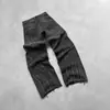 Marca de Tendencia Primavera y Otoño Jeans Rectos Holgados para Hombre Lavado a la Arena Retro Casual Pantalones de Mezclilla Overoles de Tendencia Callejera